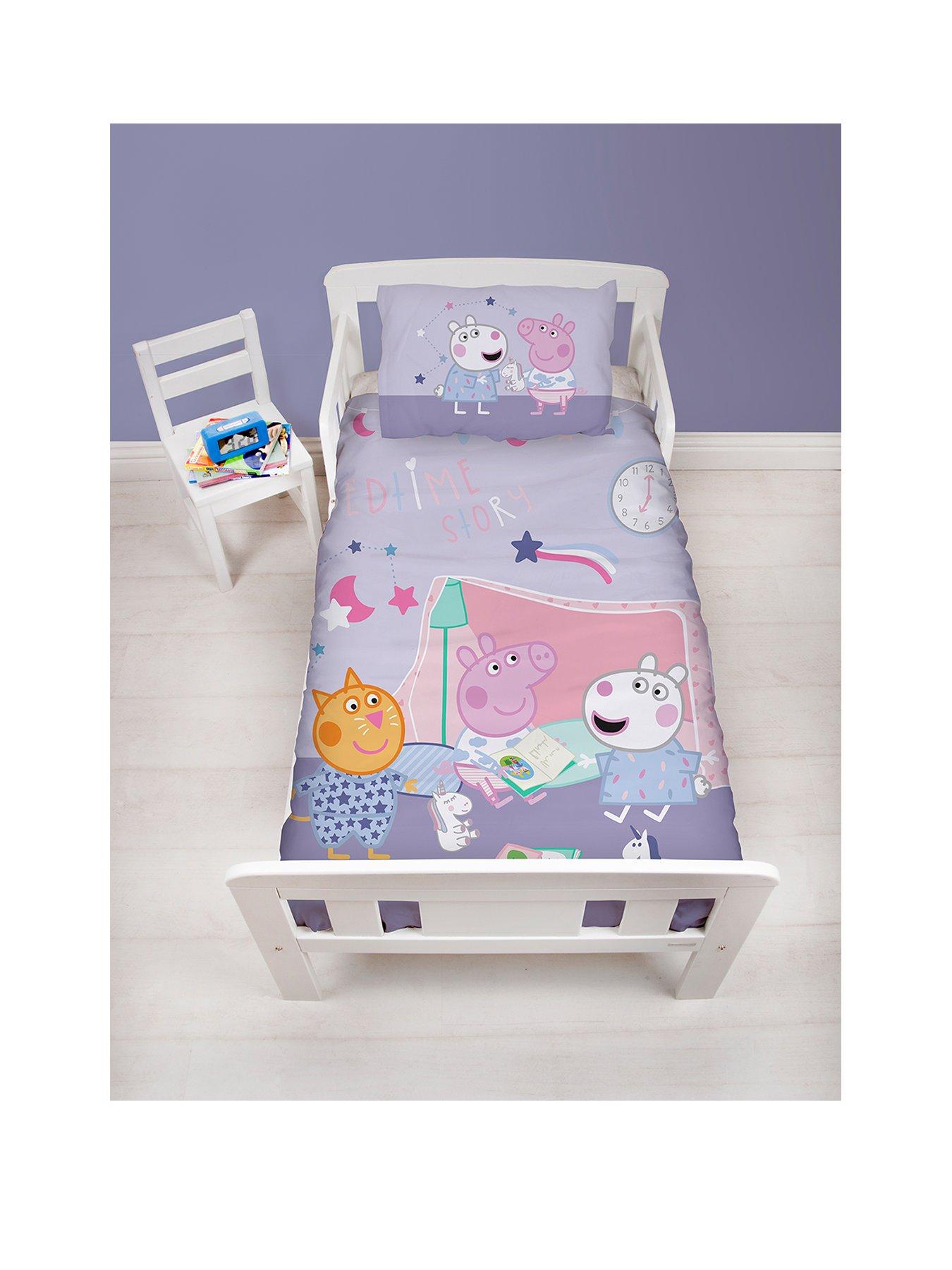 Peppa Pig Toddler Cotbed Duvet Covers Bedding Home