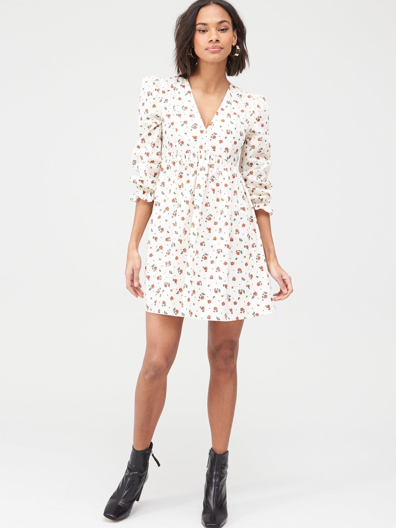 only printed smock dress