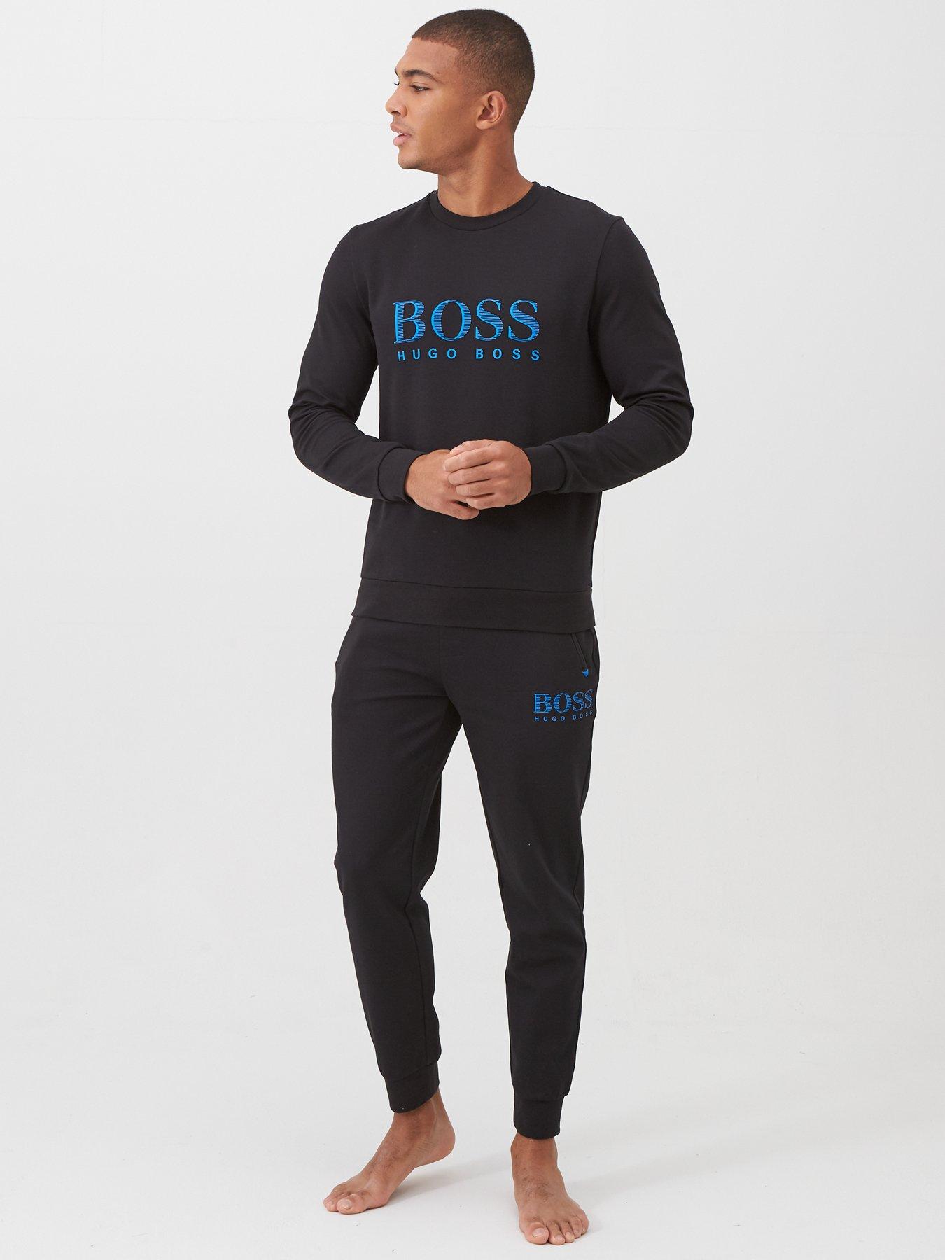 boss bodywear tracksuit black
