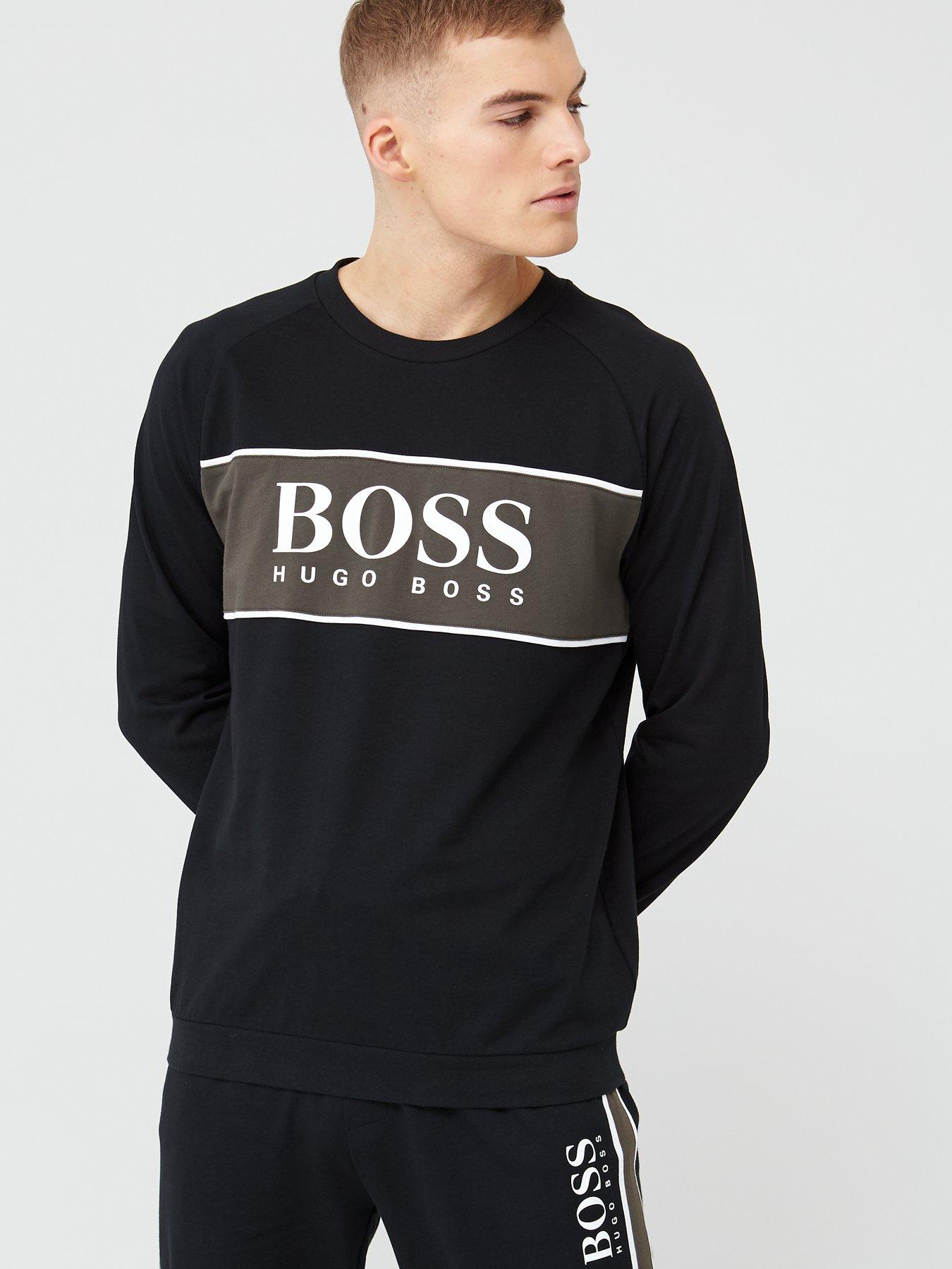 boss bodywear authentic tracksuit black