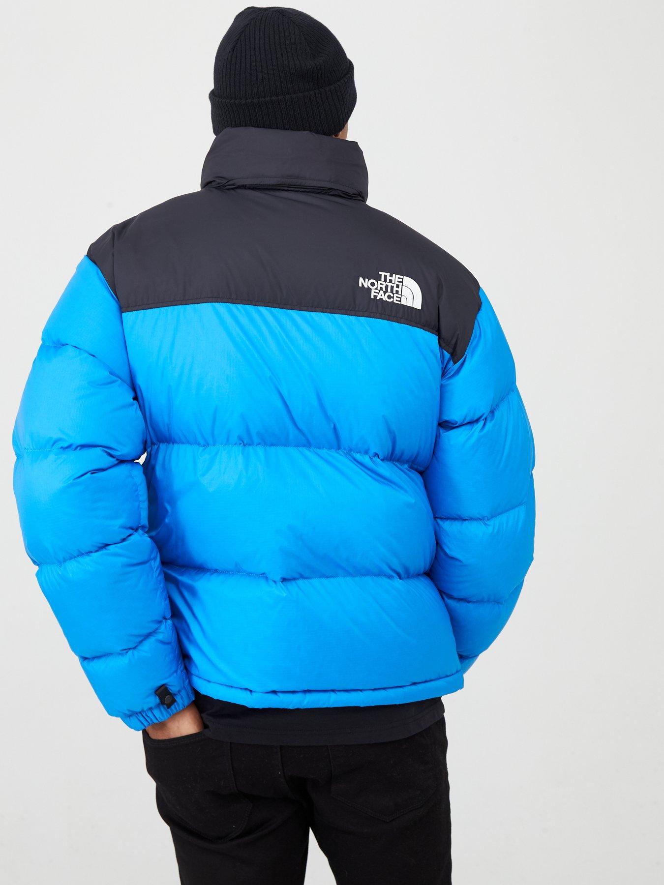 baby blue north face jacket