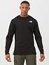 the-north-face-long-sleeve-red-box-t-shirt-blackredfront