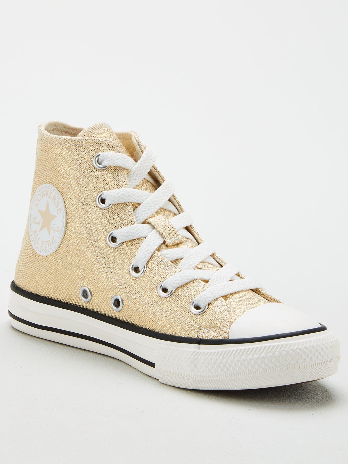 childrens gold trainers