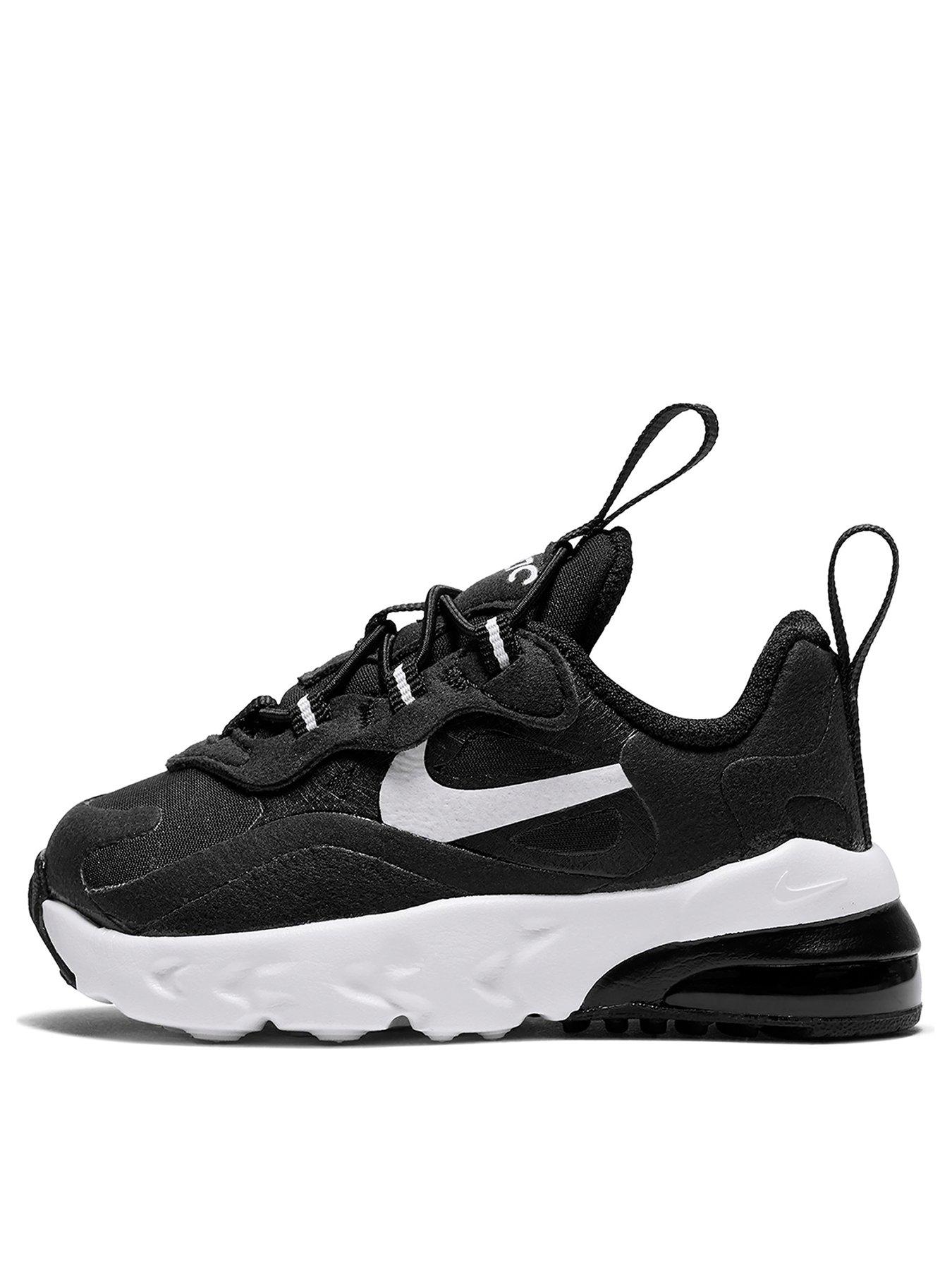 black & white air max 270 trainers youth