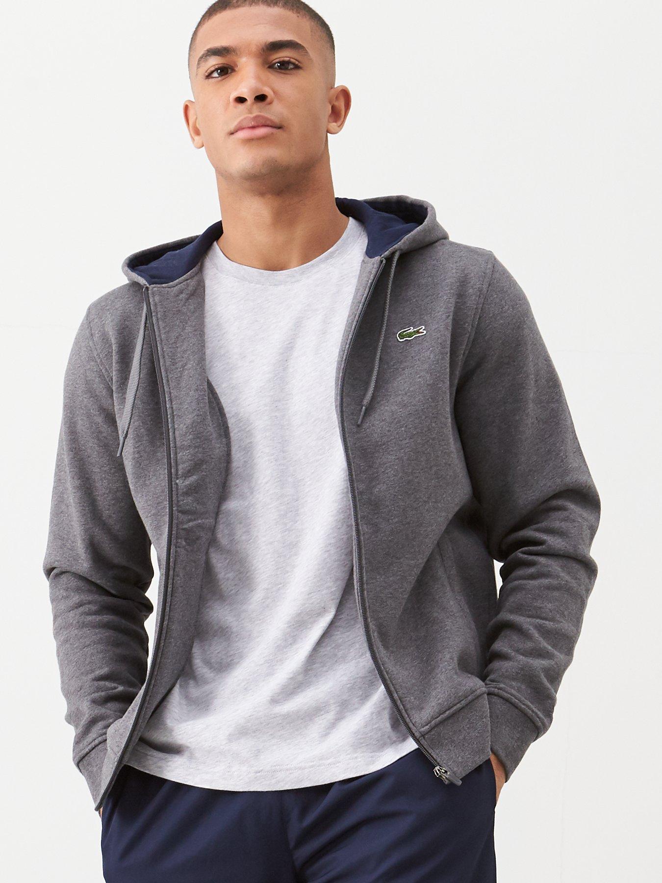 lacoste zip up hoodie