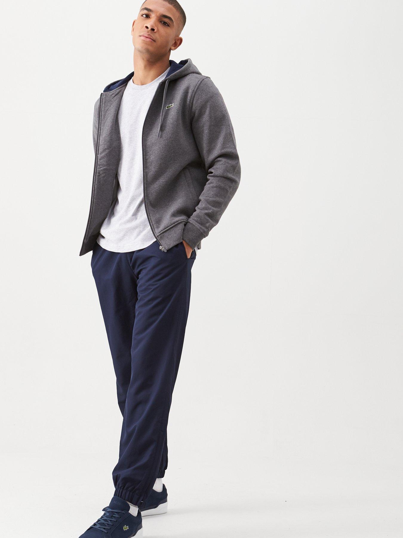 lacoste woven track pants