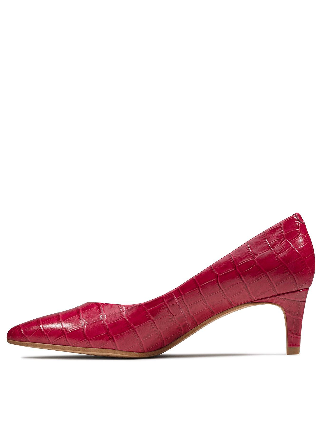 clarks fuchsia shoes