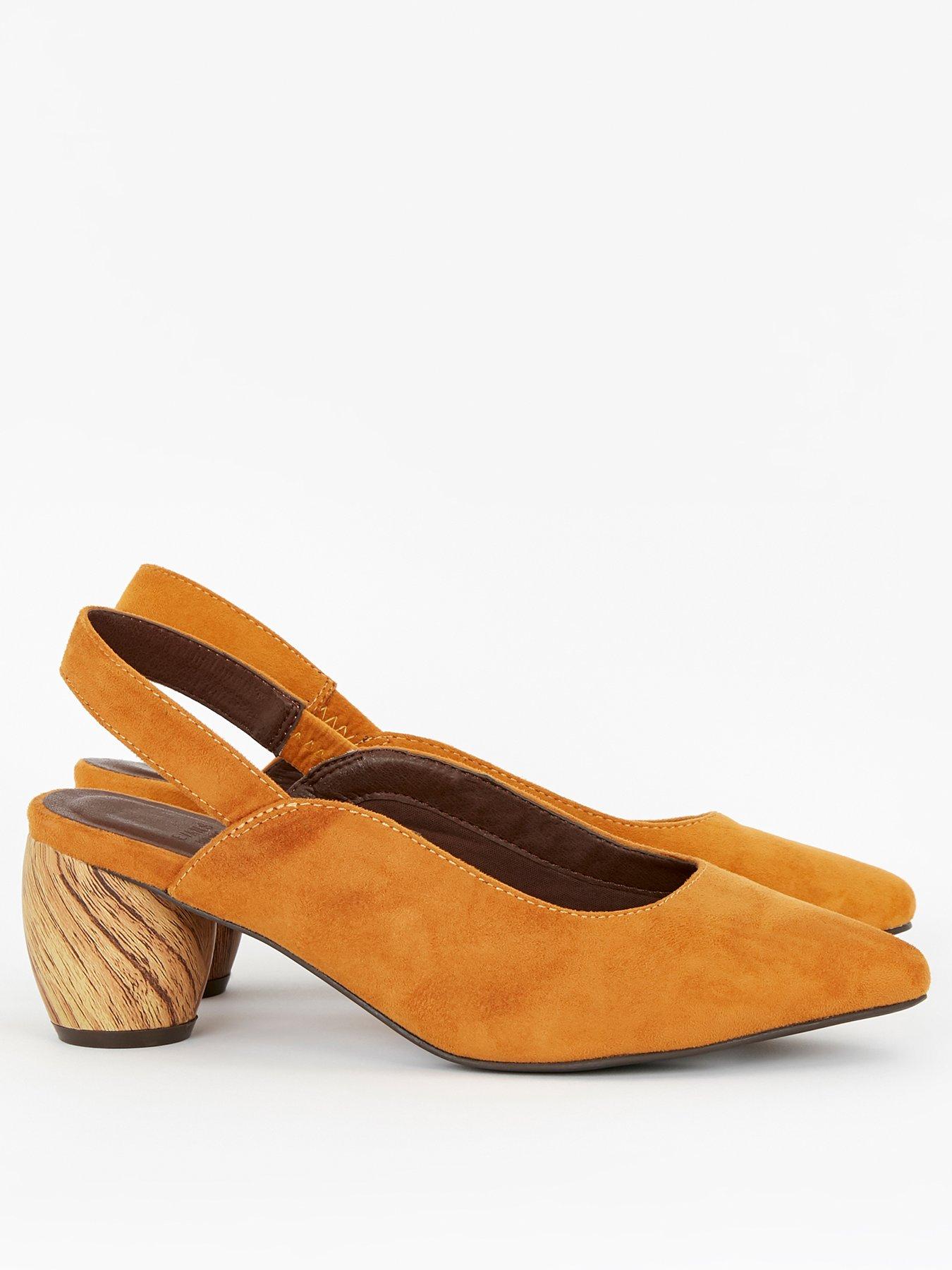 ochre wide fit shoes