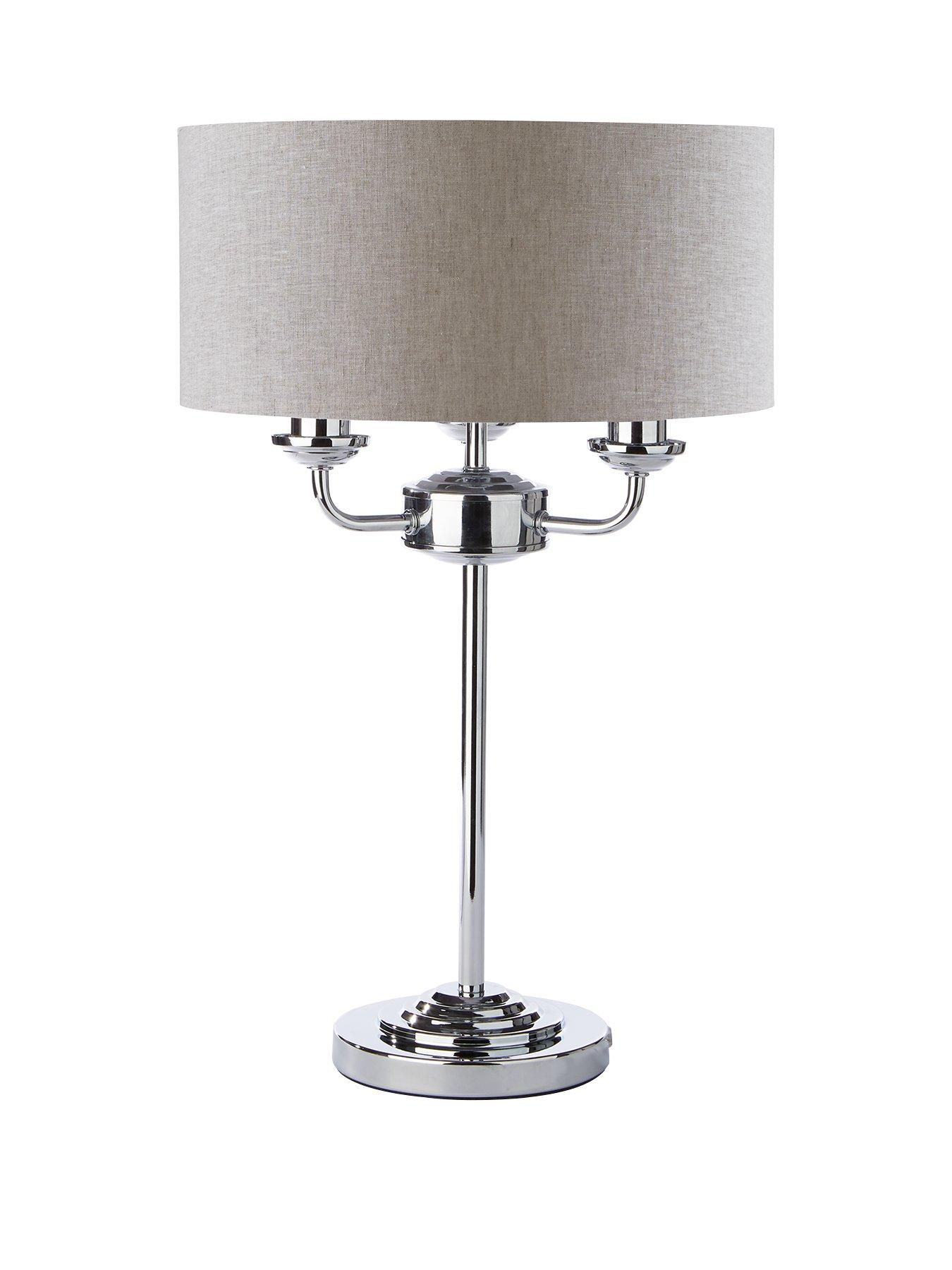 3 light table lamp