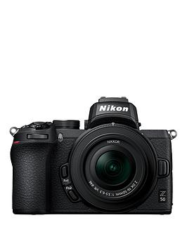 nikon-z-50-camera-amp-nikkor-z-dx-16-50mm-f35-63-vr-lens-ftz-mount-adapter-kit