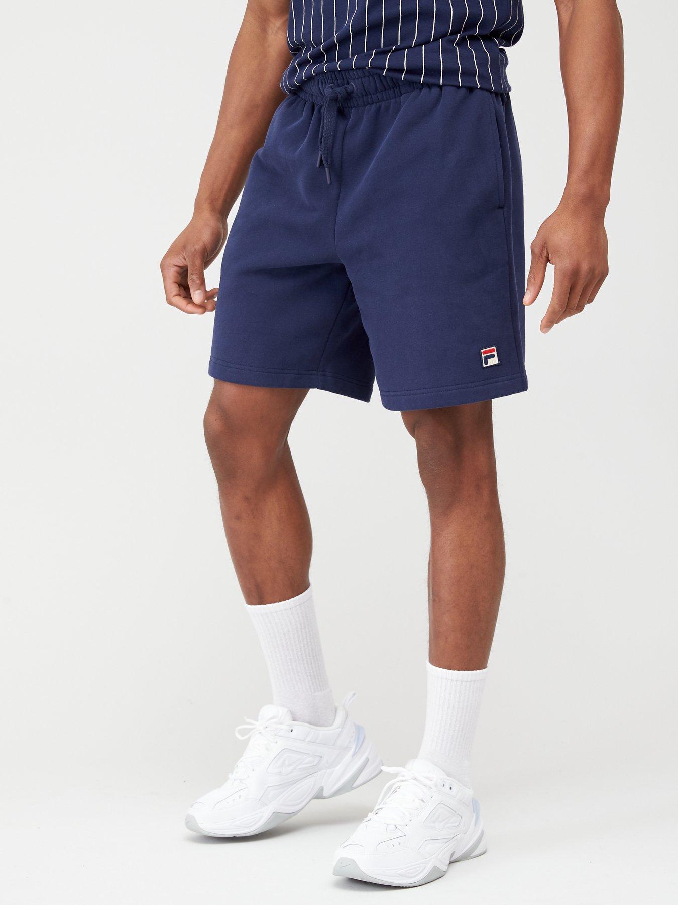 fila shorts mens silver