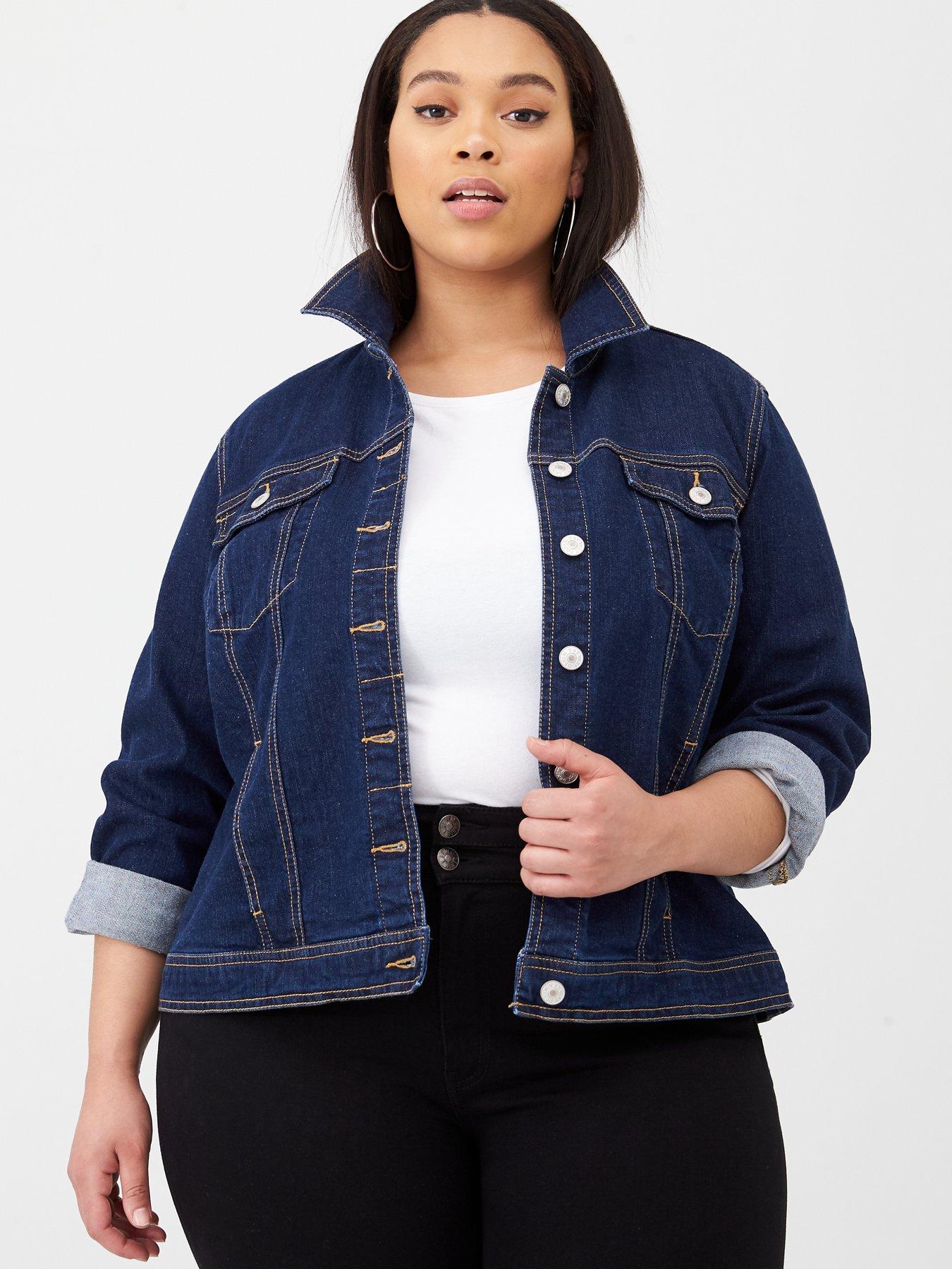 END GAME Women Denim Jacket Pearls Beading Denim Jacket Women Slim Cotton Light Washed Long Sleeve Jacket Coats