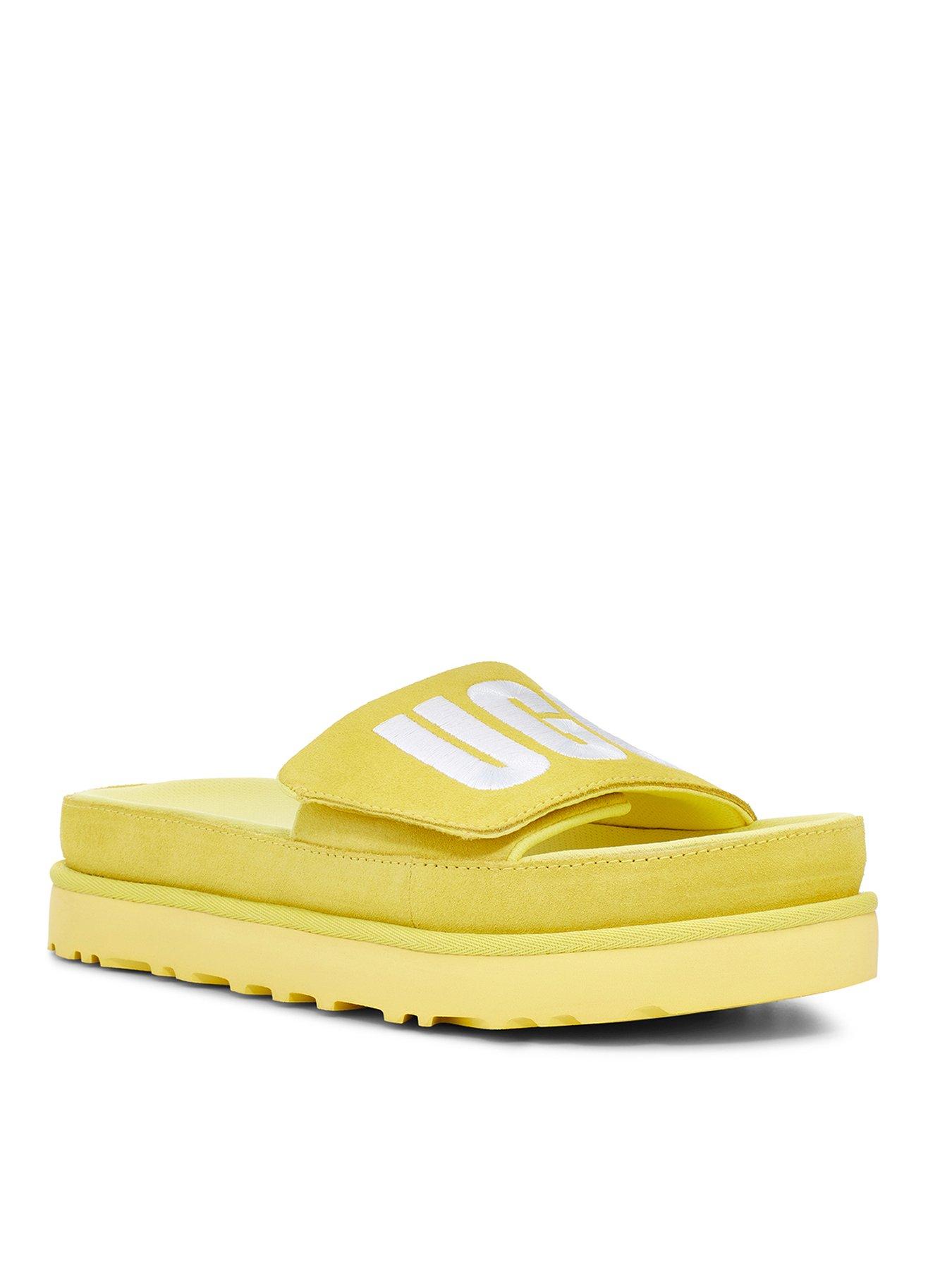 ugg yellow sandals
