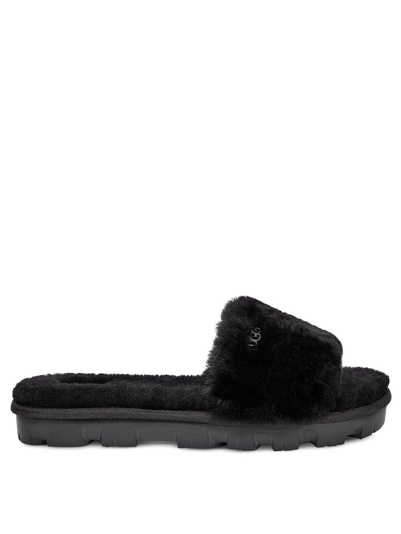 black ugg slippers