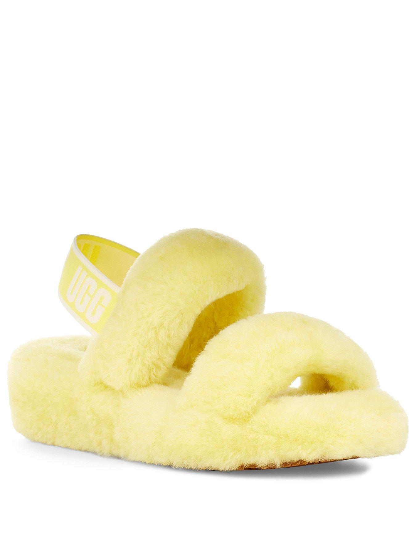 ugg yellow slippers
