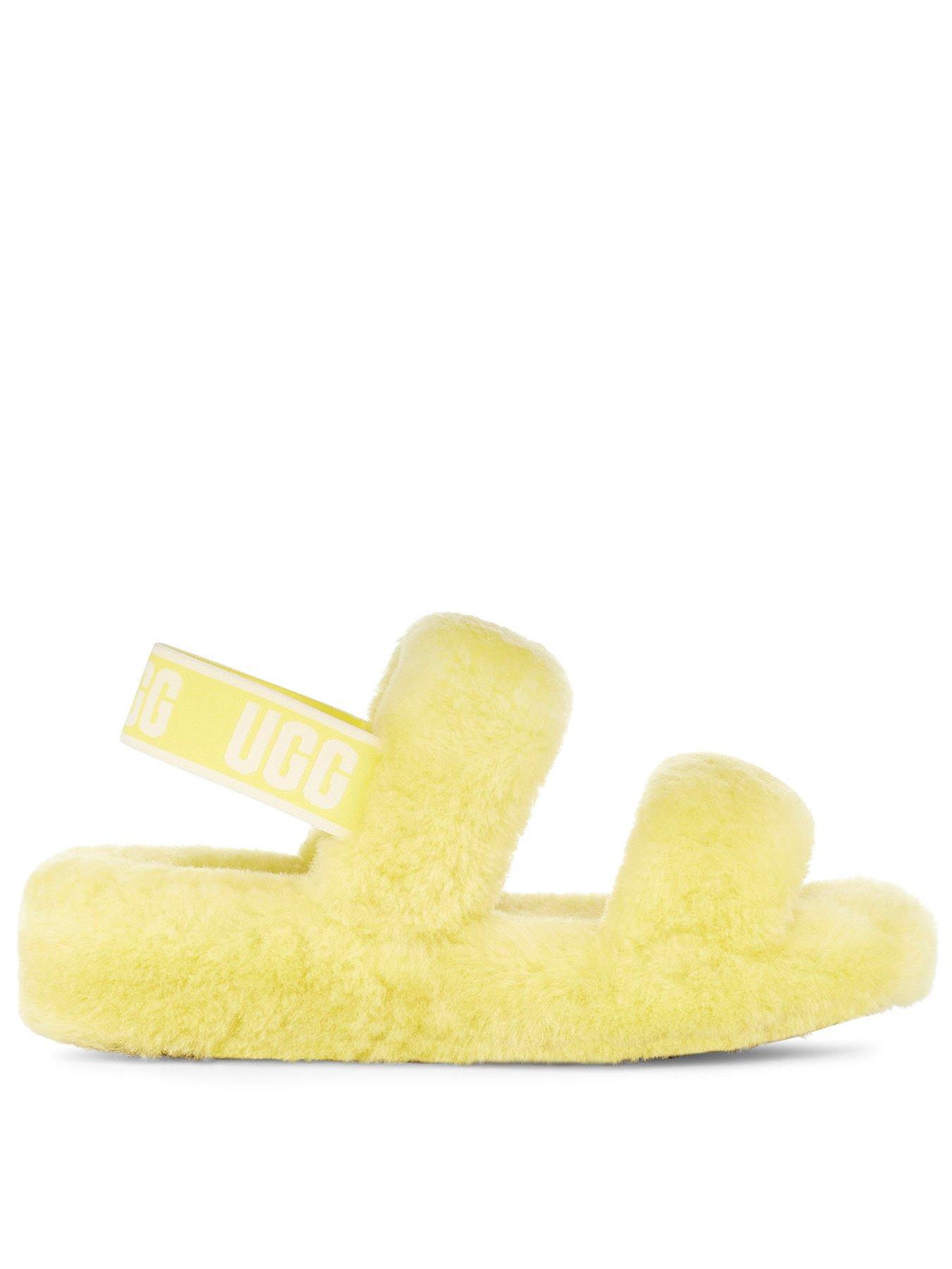 ugg oh yeah slide yellow