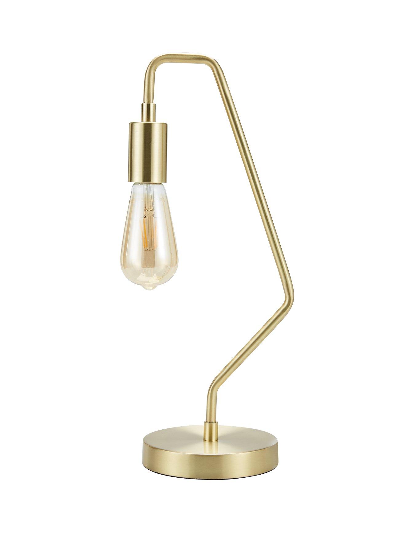 gold reading lamp