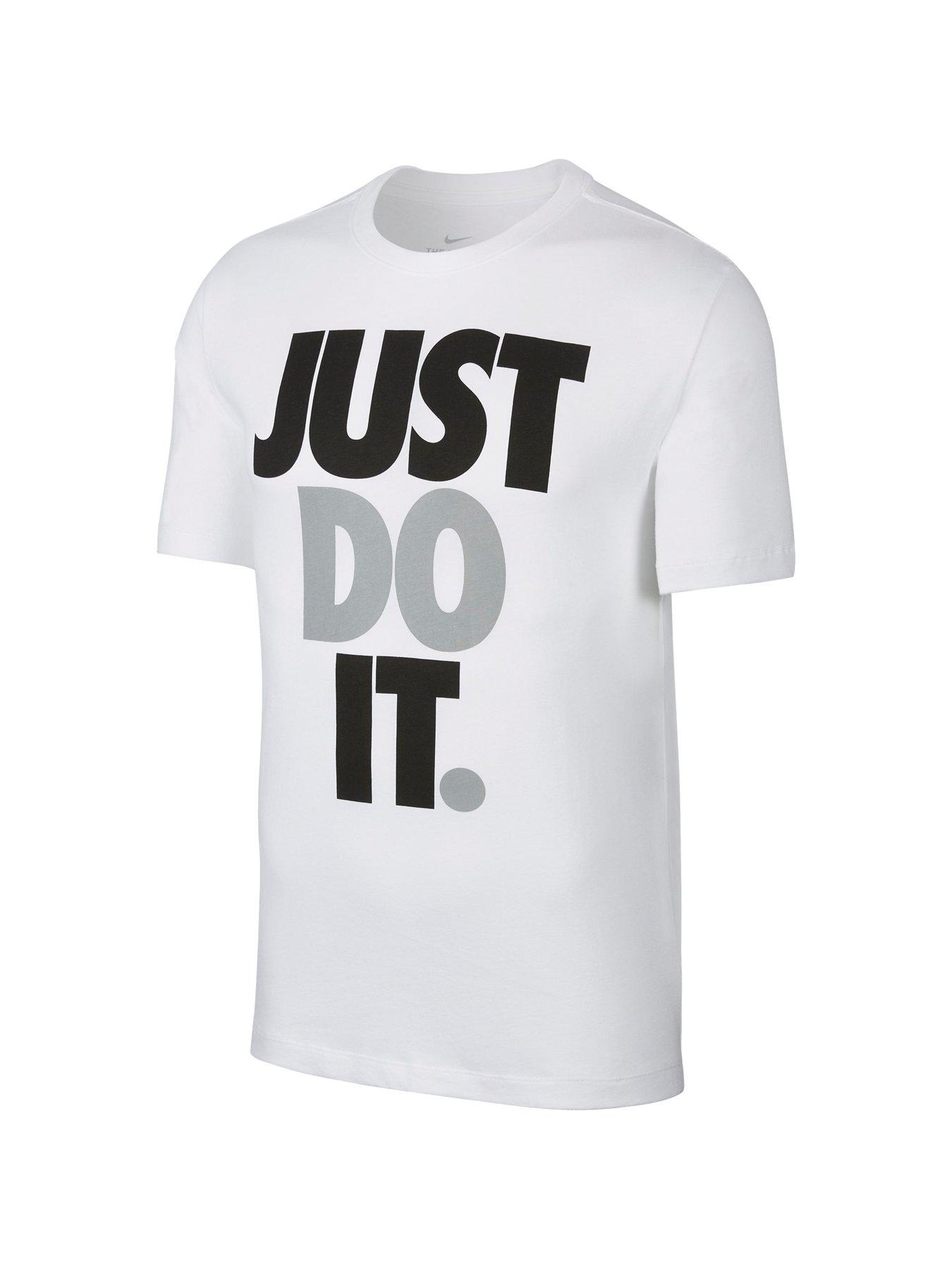 just do it white t shirt