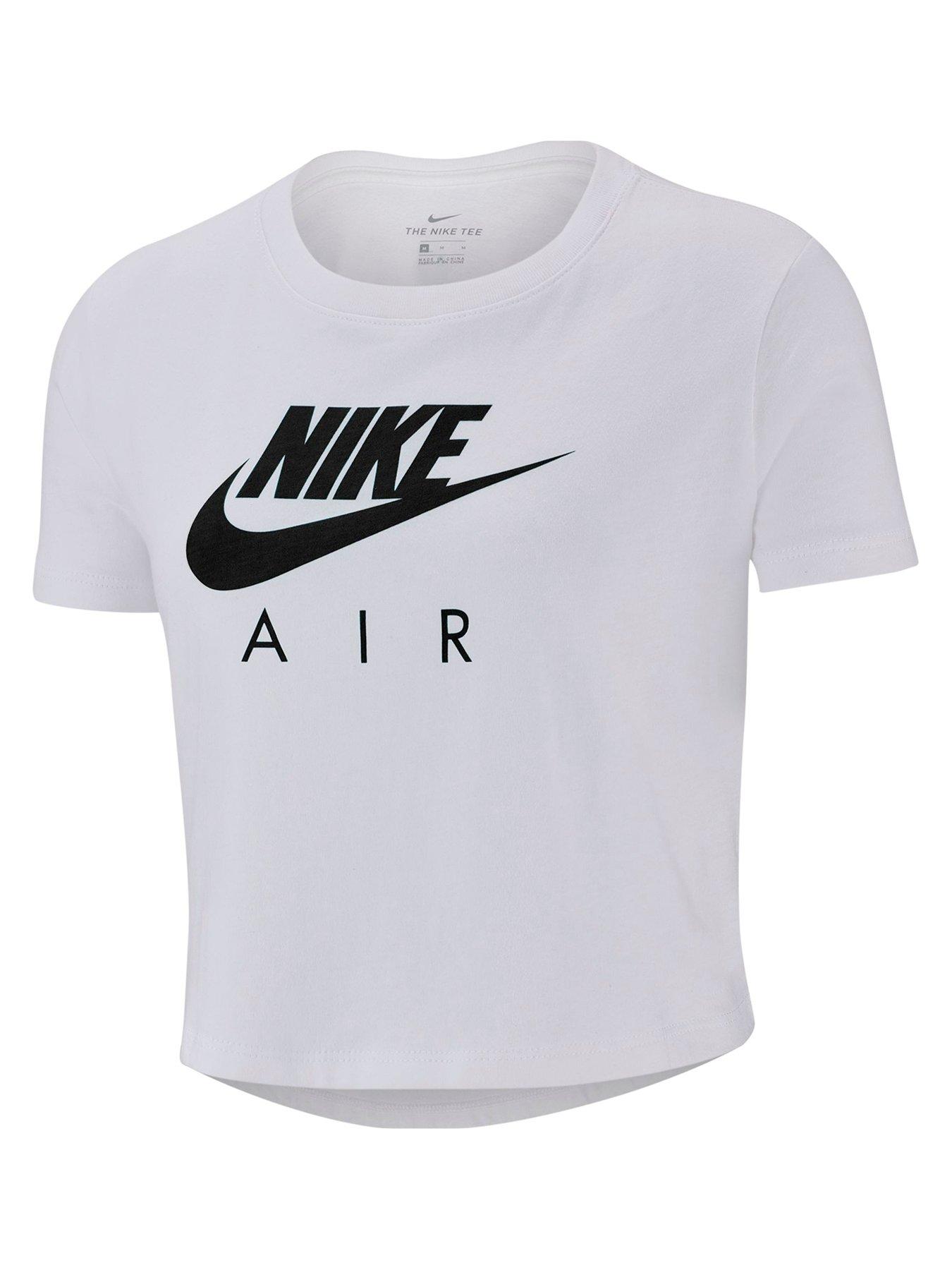 girls white nike tshirt