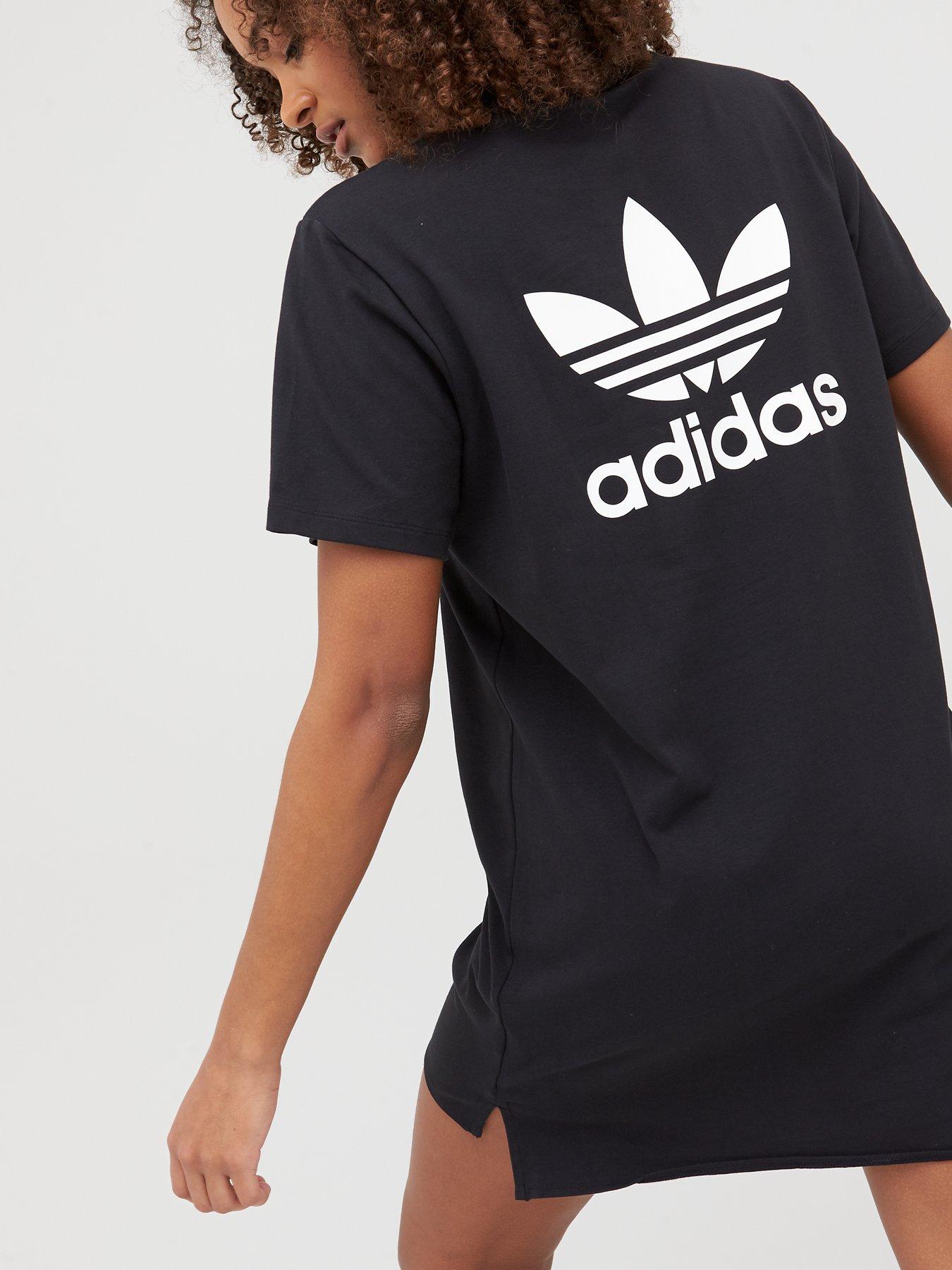 adidas trefoil t shirt dress
