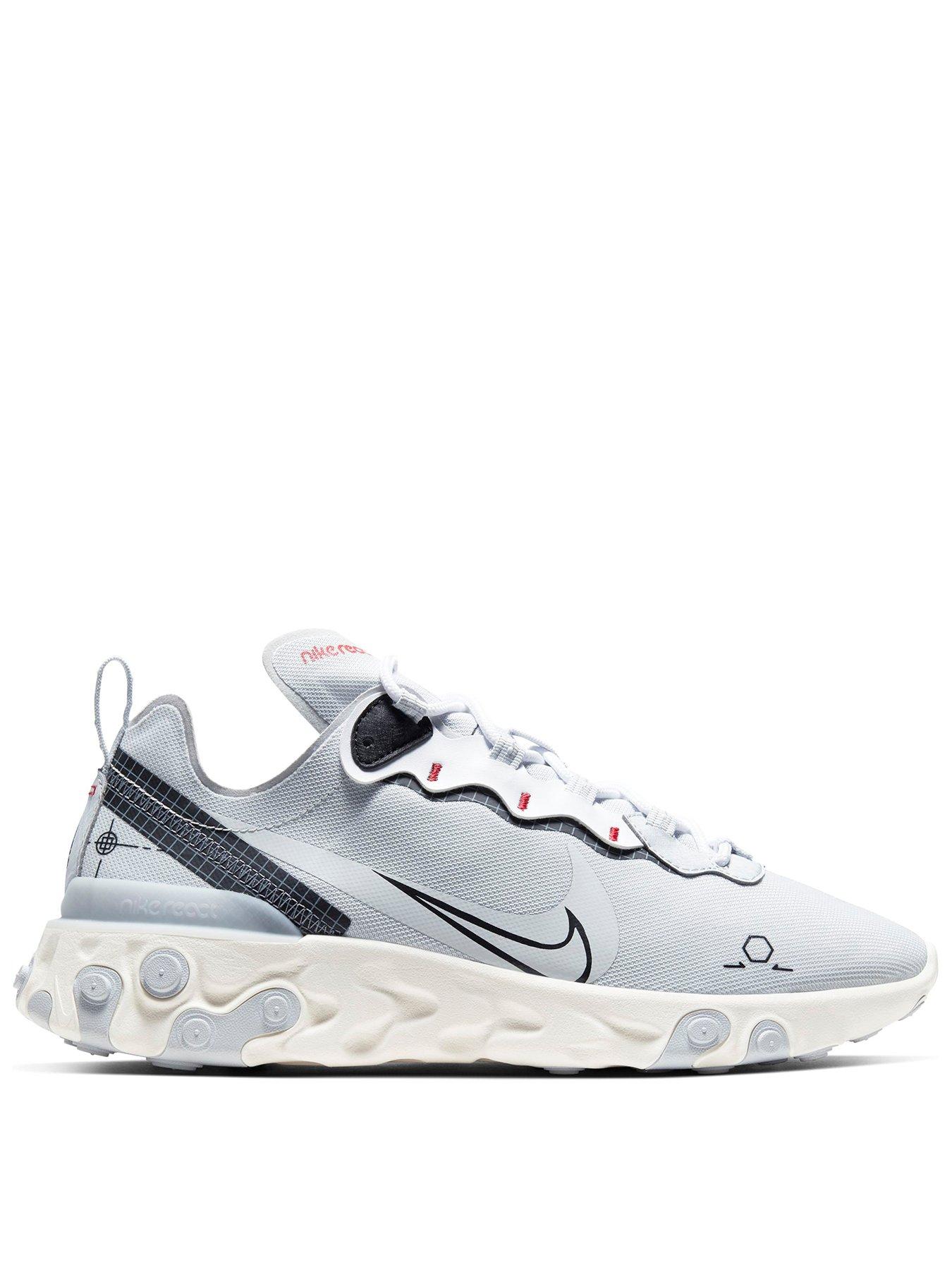 nike reacts grey