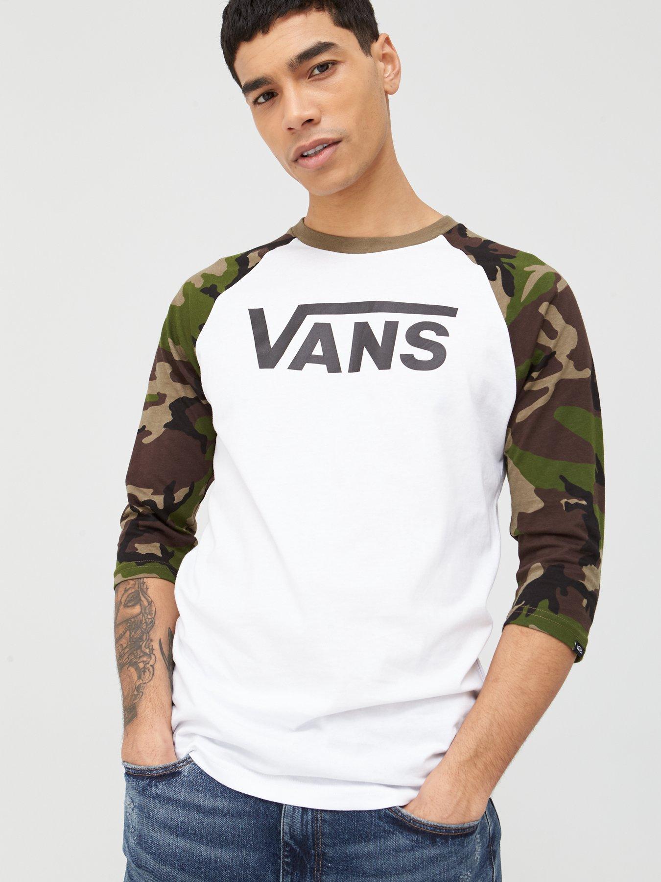 vans camouflage t shirt