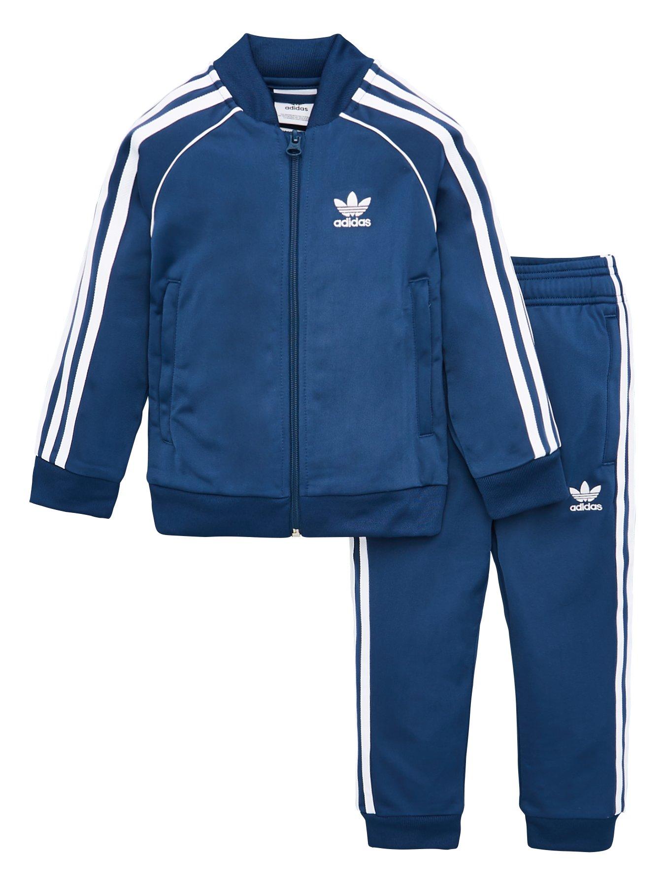 adidas original blue tracksuit
