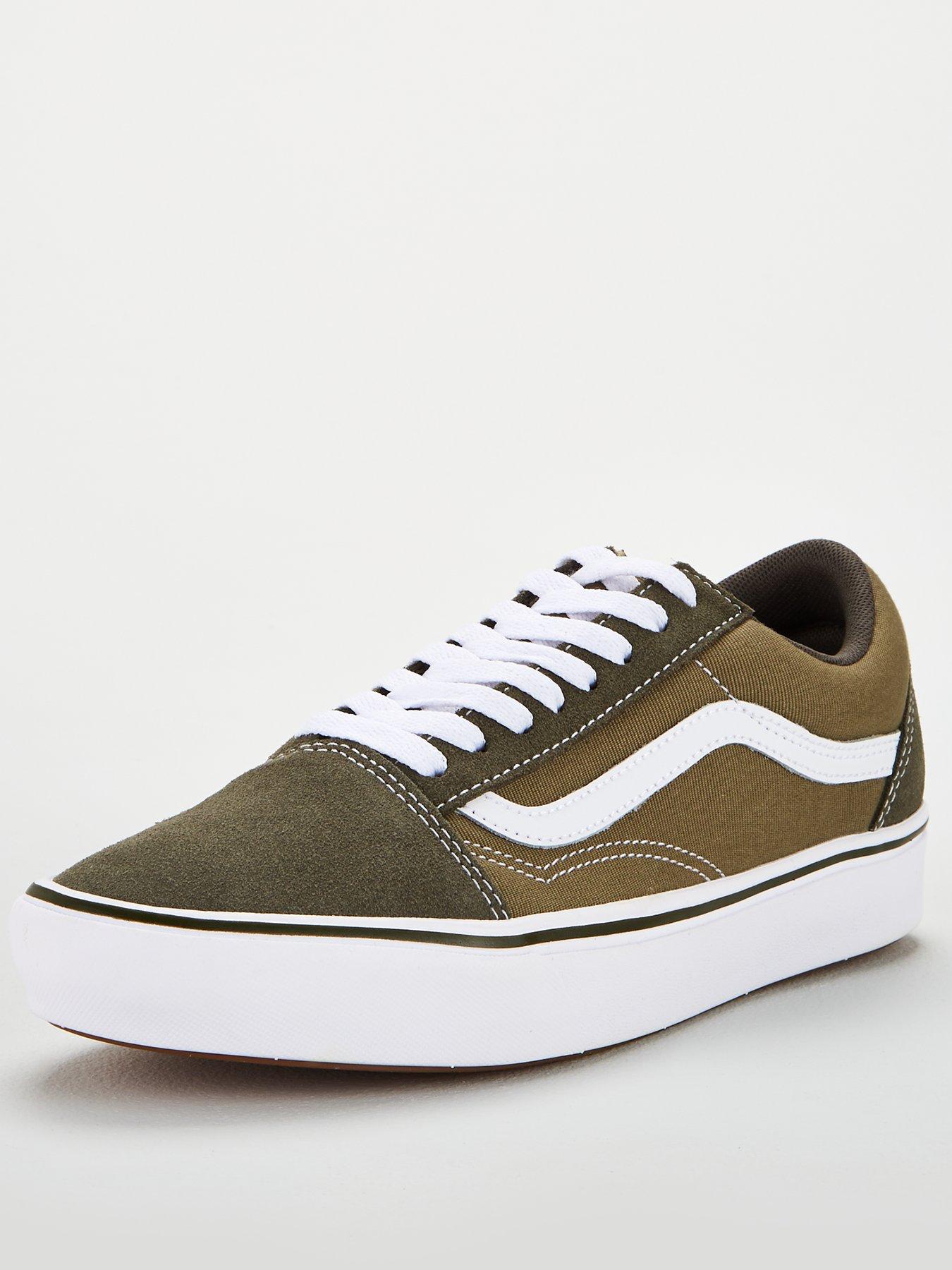 vans comfycush old skool green
