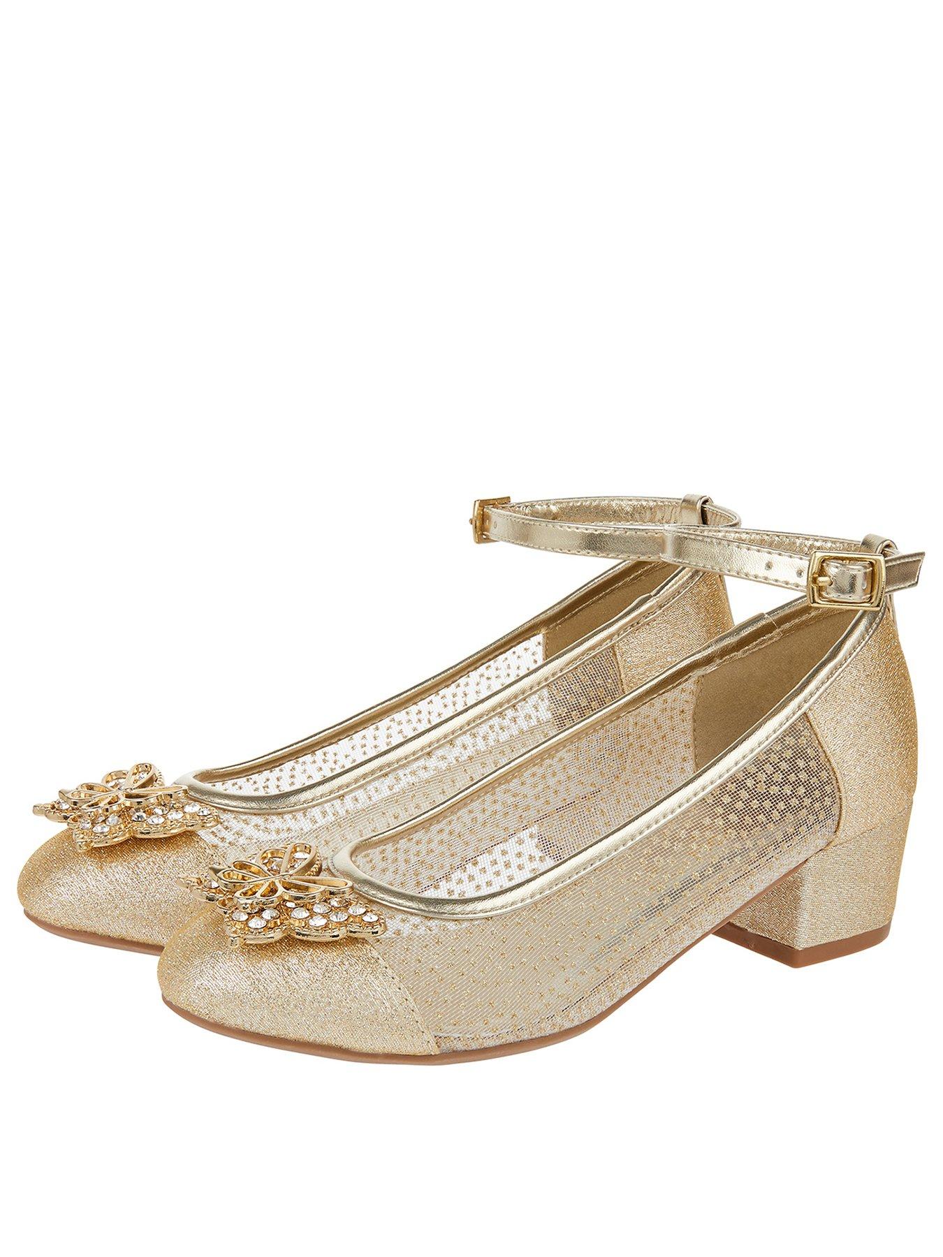 girls gold shoes