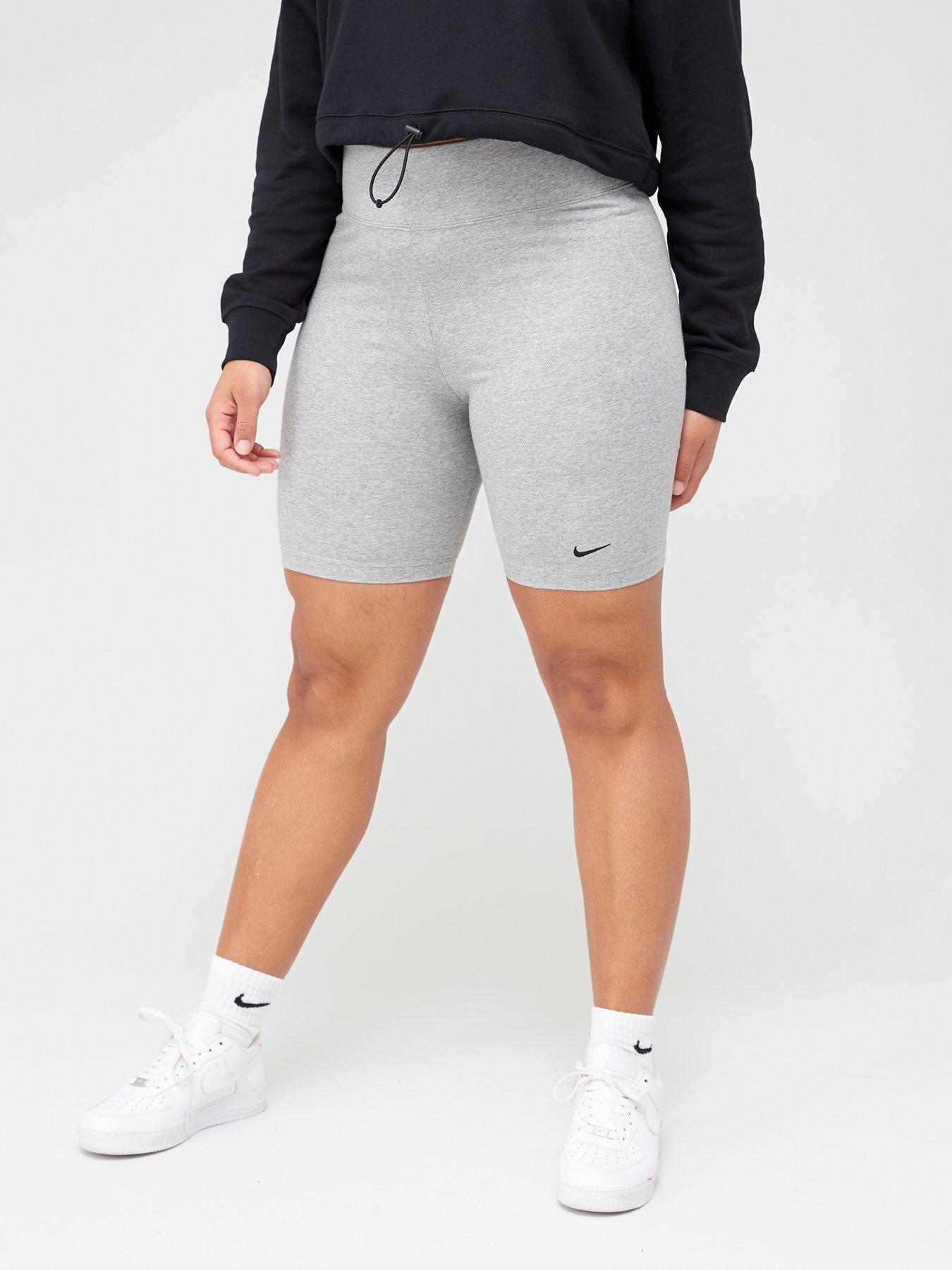 nike leg a see bike shorts grey