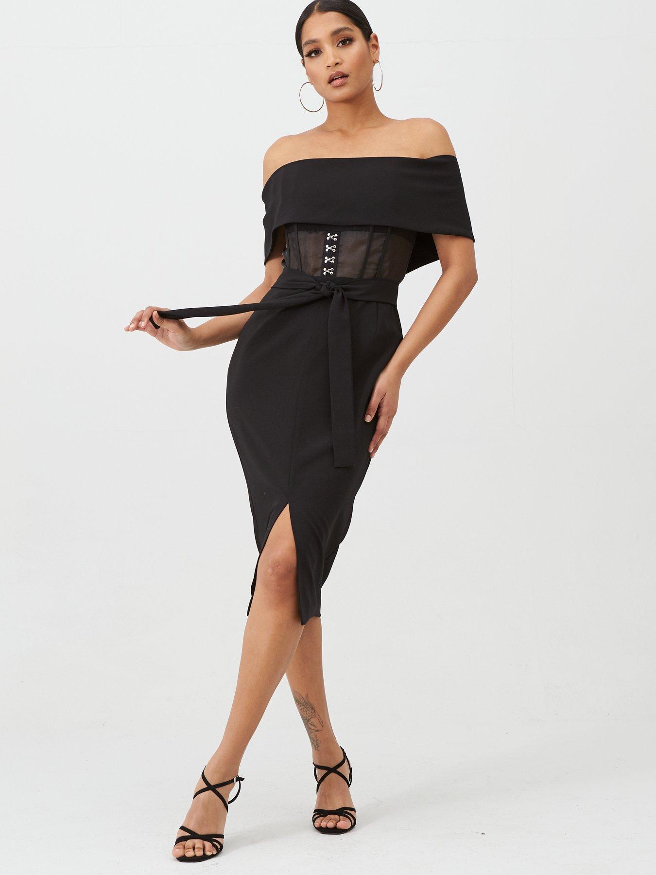 bardot corset dress