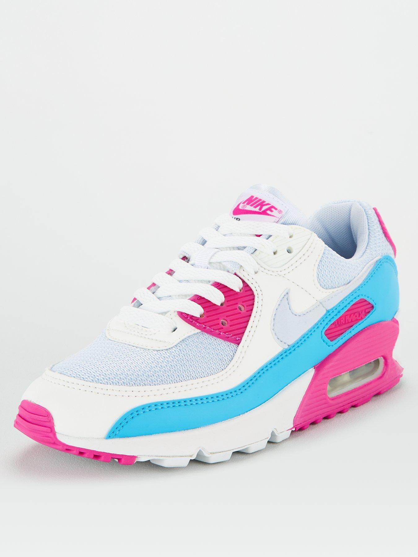 womens nike air max 90 pink and grey