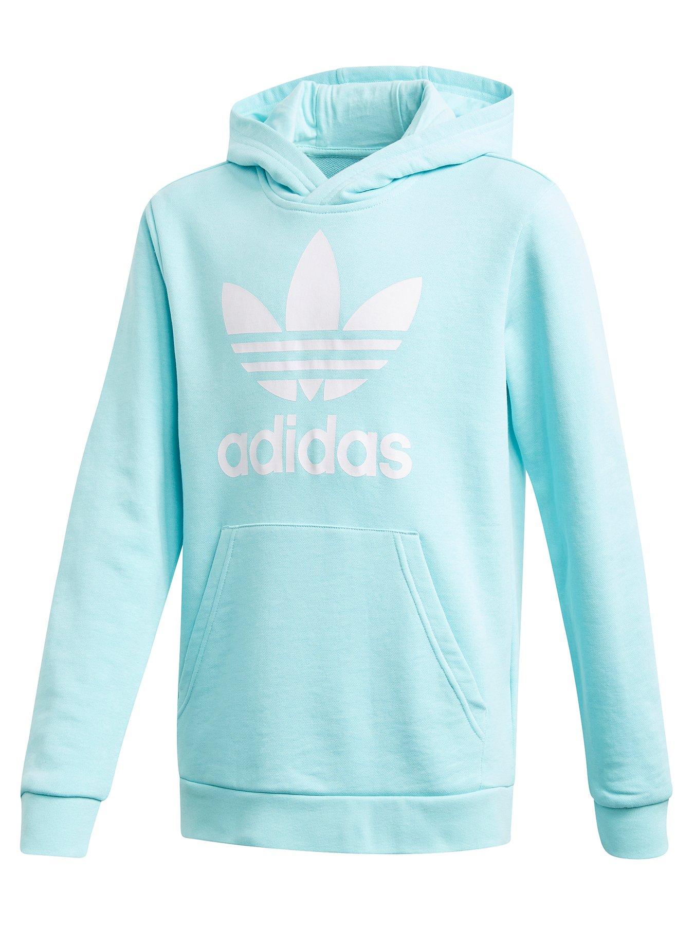 adidas sky blue hoodie