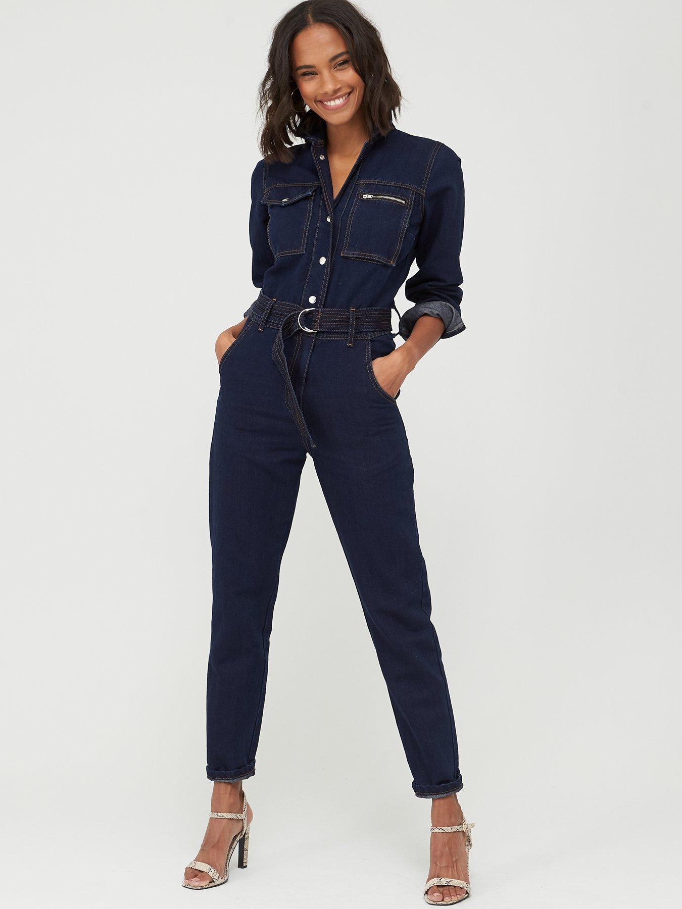 very denim jumpsuit