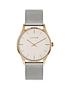 jigsaw-jigsaw-white-and-gold-detail-dial-stainless-steel-mesh-strap-ladies-watchfront