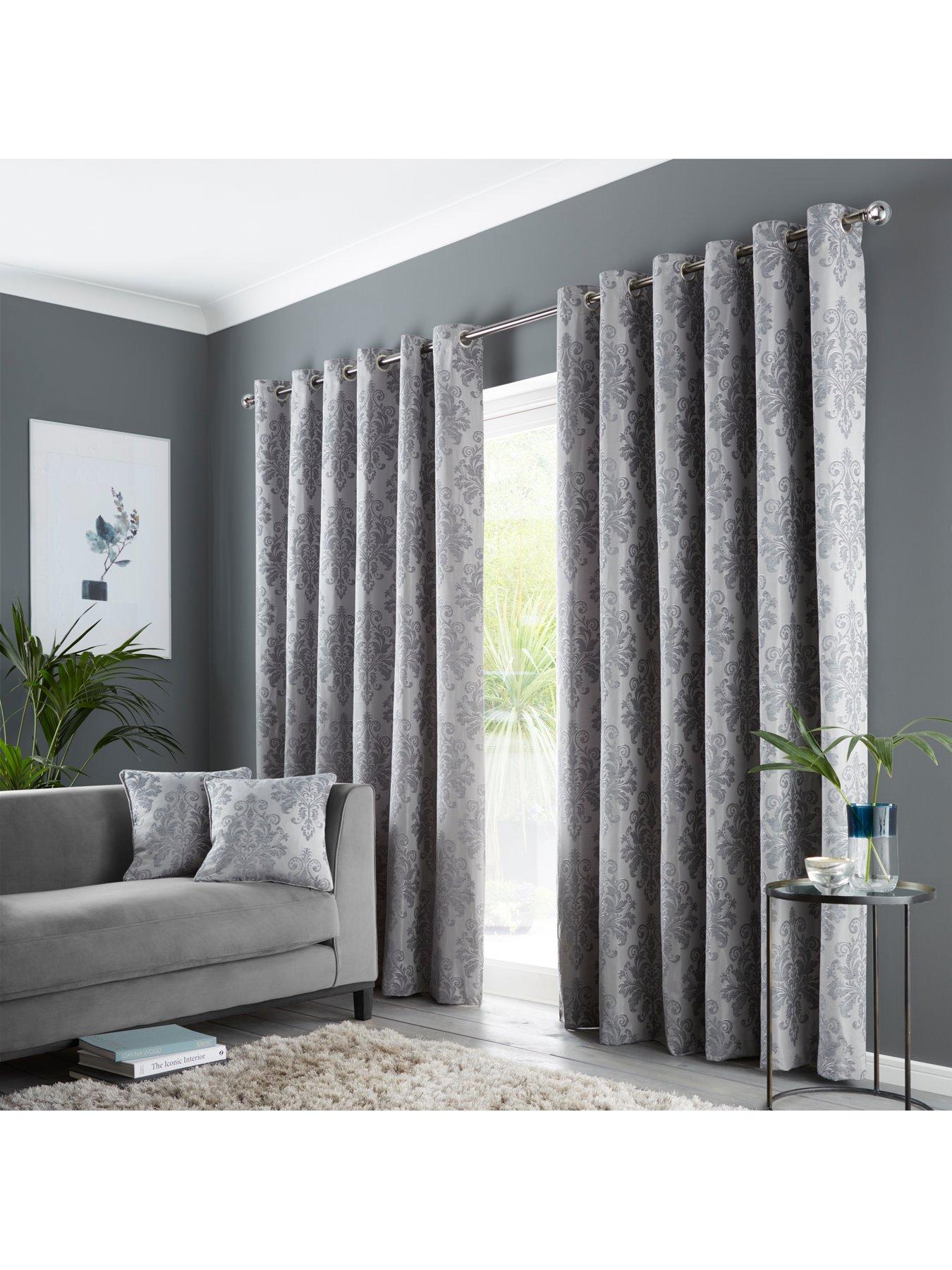 66x72/"//168x183cm Eyelet Curtains Boulevard Oyster