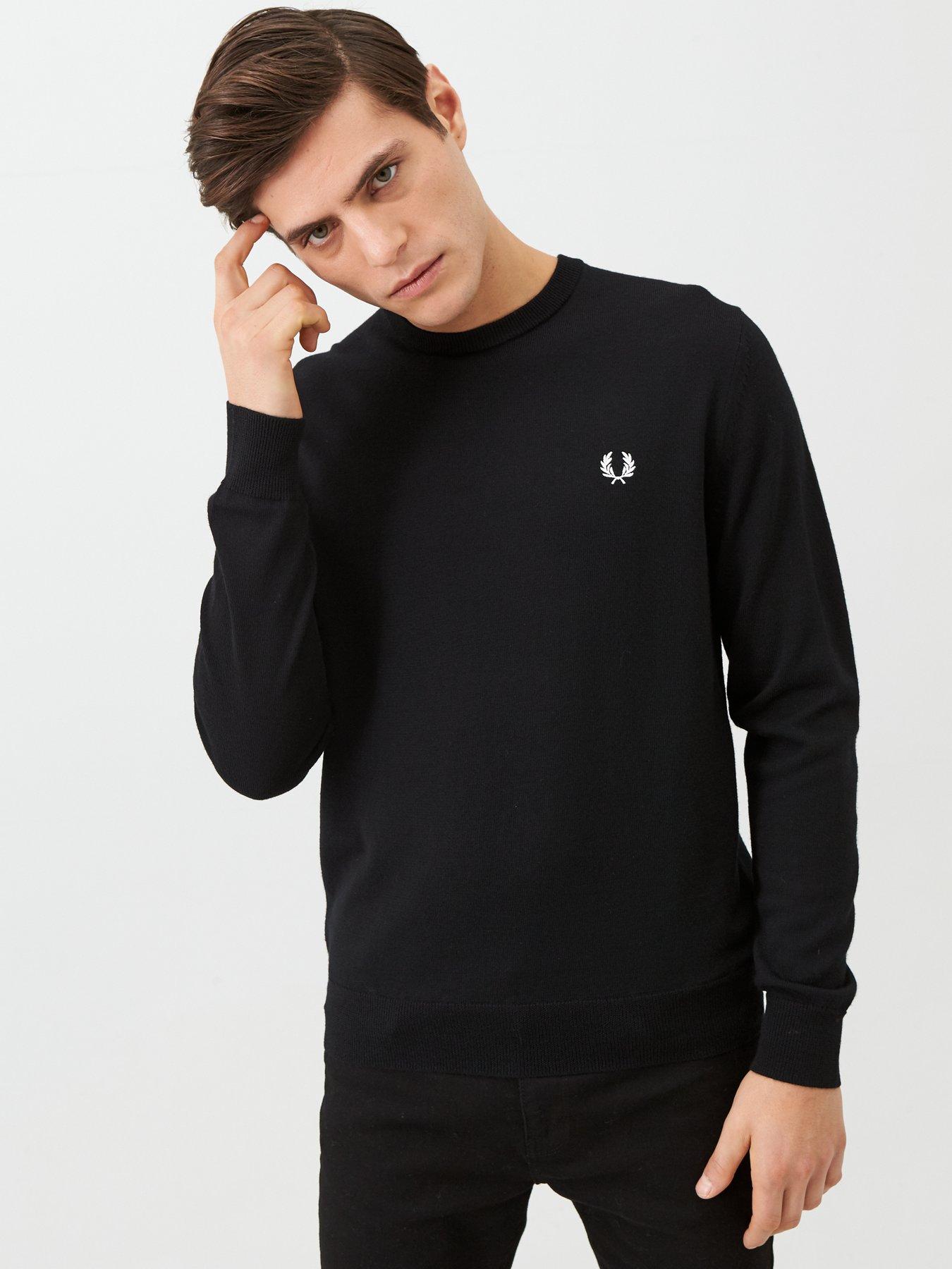 fred perry crew neck jumper
