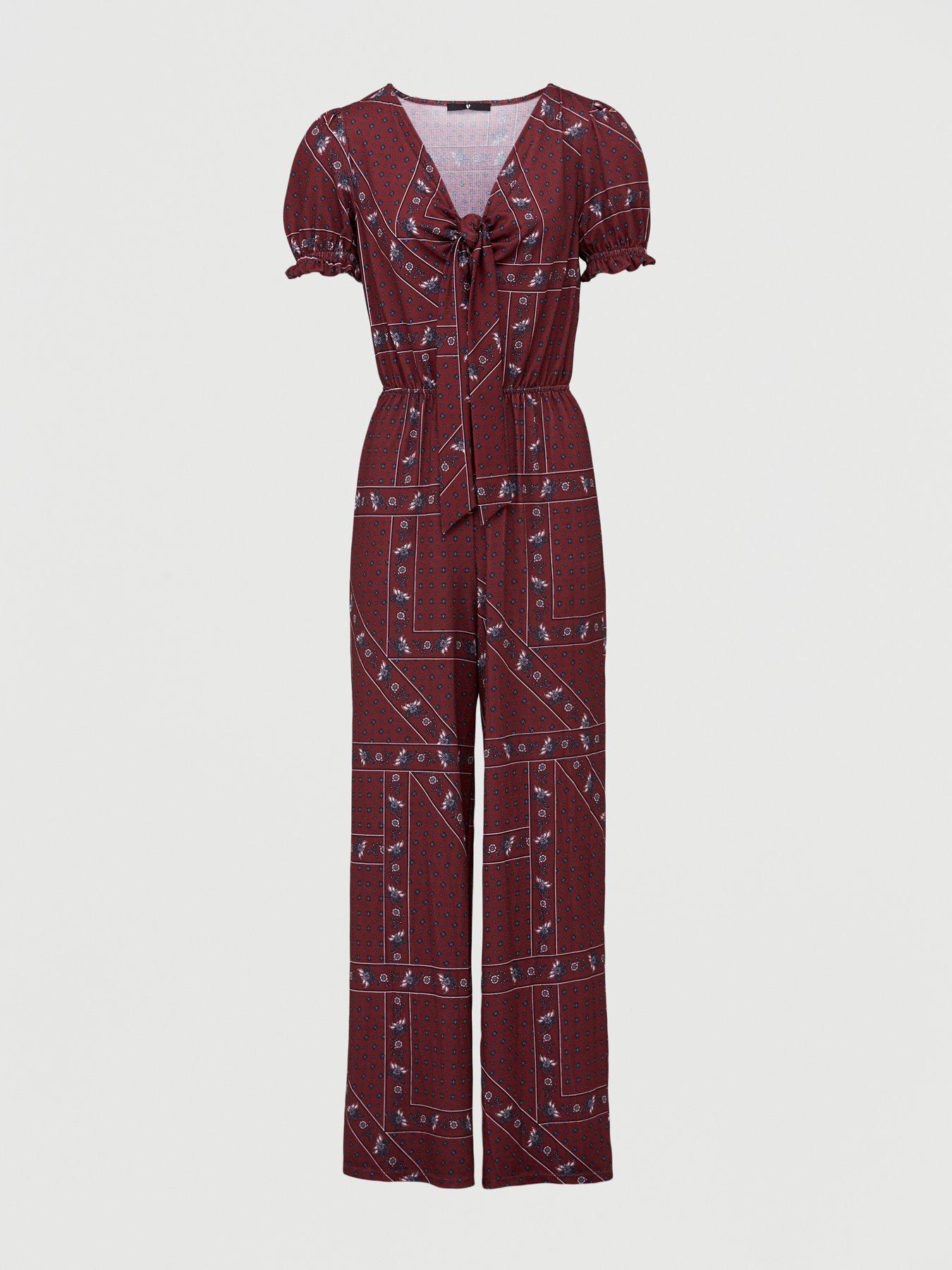 lipsy paisley jumpsuit