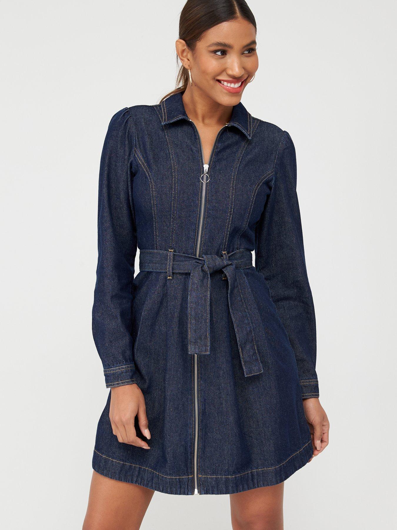 v by very denim dress