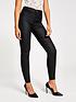 river-island-coated-hailey-high-rise-super-skinny-jeans--blackfront