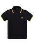 fred-perry-boys-core-twin-tipped-short-sleeve-polo-shirt-blackfront