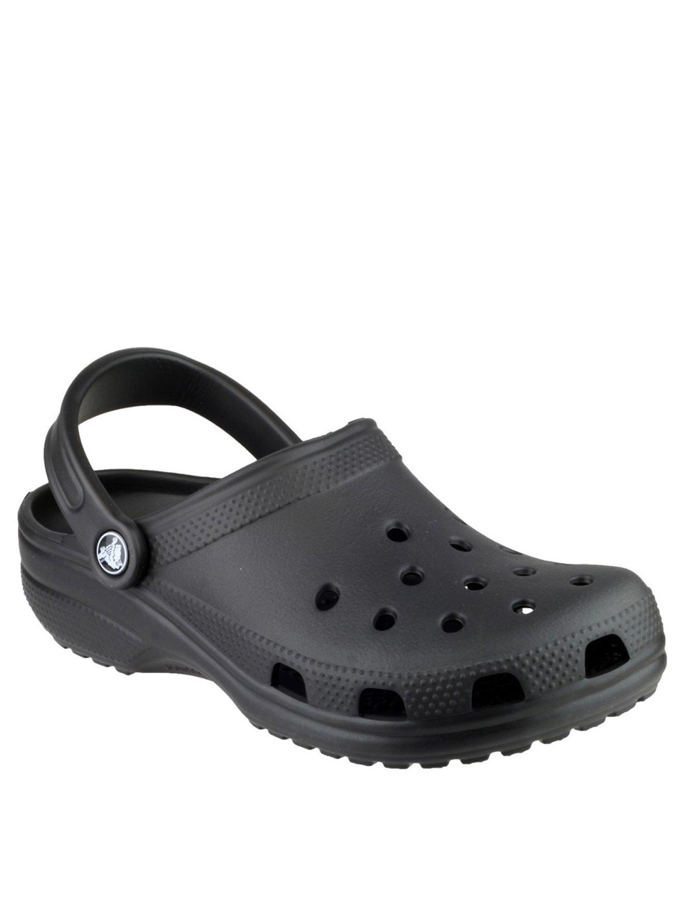black baby crocs