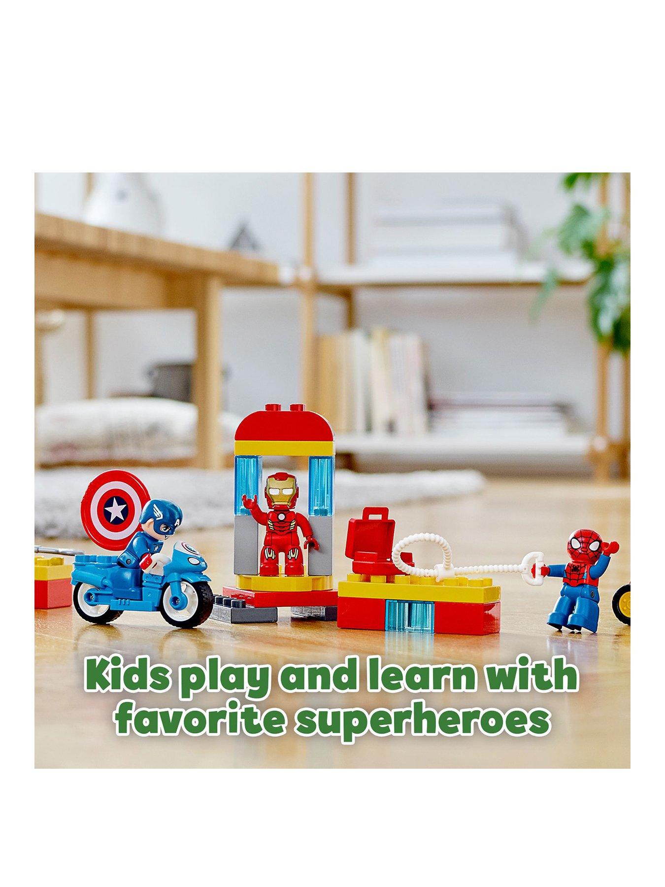 lego 10921 duplo marvel super heroes lab toy with spiderman