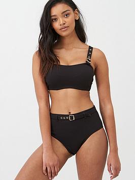 pour-moi-sol-beach-strapless-underwired-bandeau-top-black