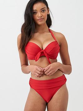 pour-moi-azure-lightly-padded-underwired-top-red