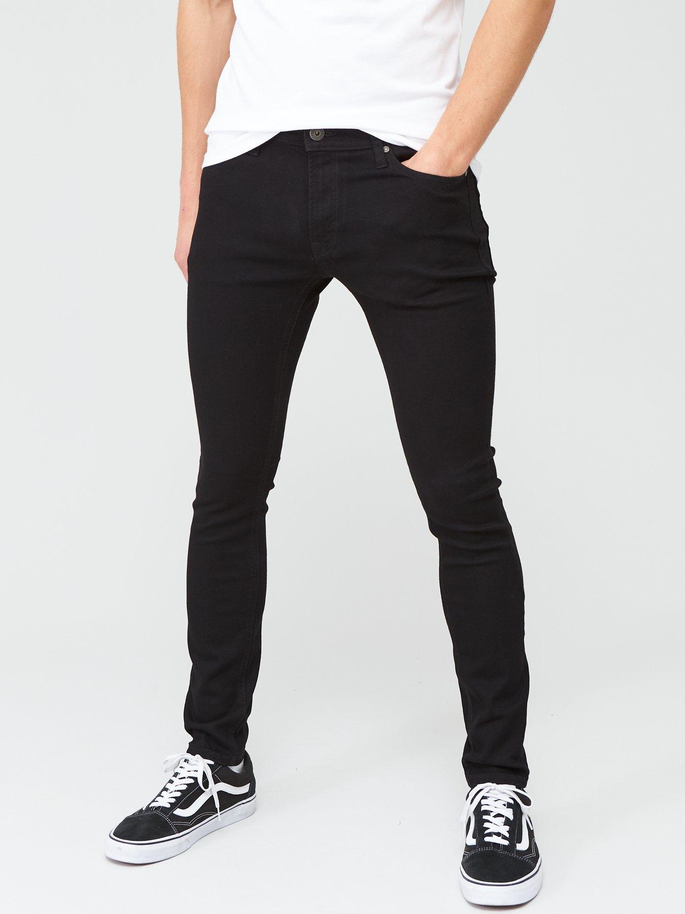 jack and jones liam skinny fit black