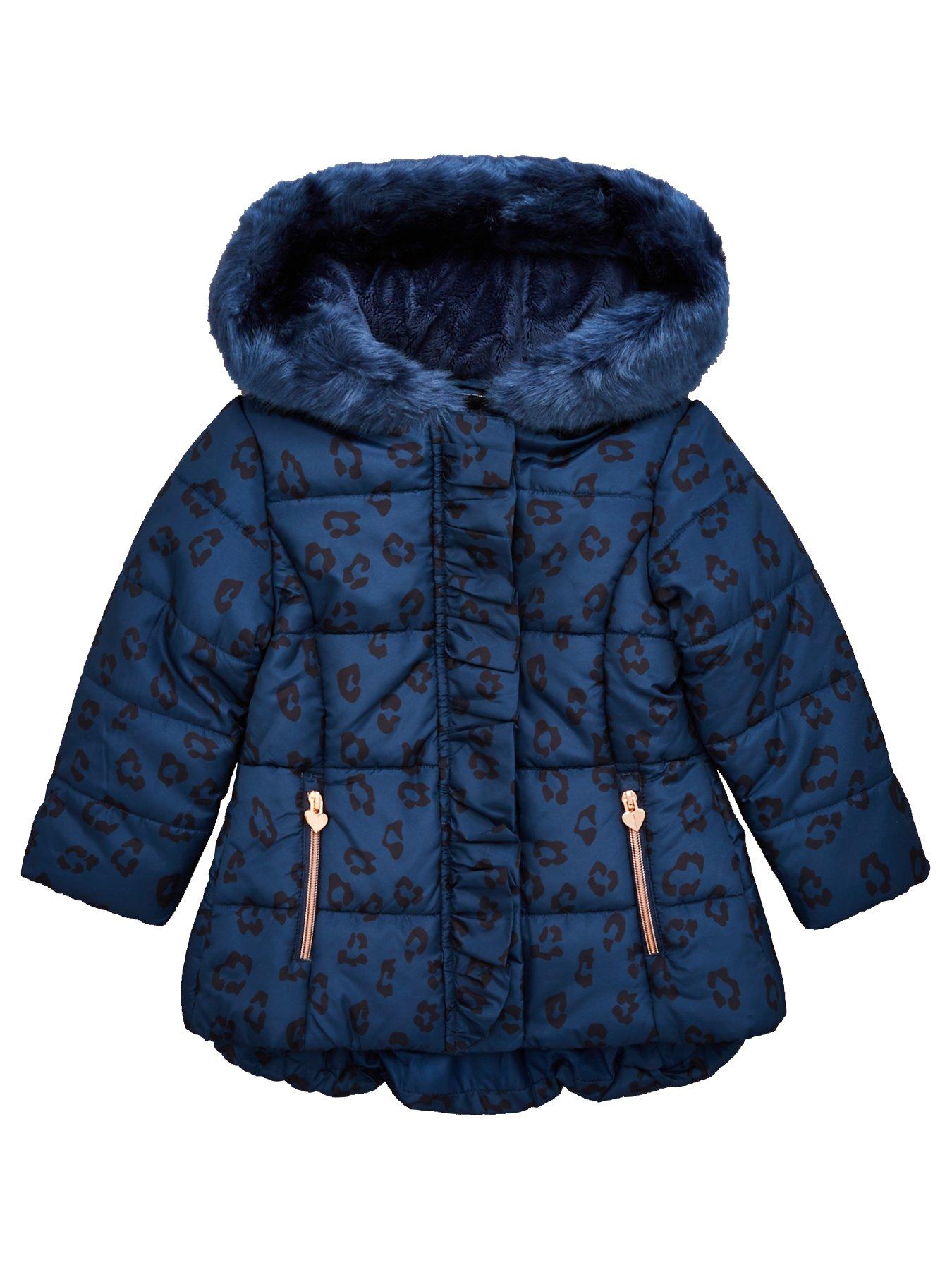 baby girl leopard print coat