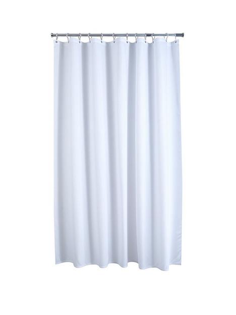 aqualona-white-waffle-shower-curtain