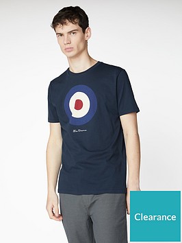 ben-sherman-signature-target-t-shirt-dark-navy