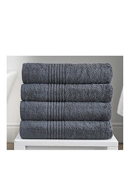 eden-egyptian-pair-of-cotton-towels-charcoal